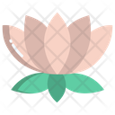 Lotus Flower Peace Sign Icon