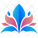 Lotus Logogram Shape Icon