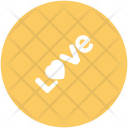 Love Word Romance Icon