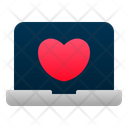 Love App Laptop Love Icon