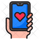 Love App Smartphone Mobilephone Icon