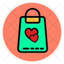 Love Bag Valentine Shopping Shopping Love Icon