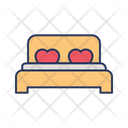 Bed Double Bed Couple Icon