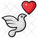Love Bird Sparrow Fowl Icon