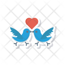 Love Birds Romance Icon