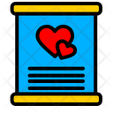 Love Chart Love Message Love Letter Icon