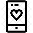 Love Mobile Heart Icon