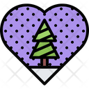 Love Christmas Tree Love Christmas Tree Icon