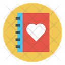 Love Book Valentine Icon