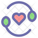 Leaf Love Nature Icon