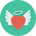 Feather Heart Love Icon