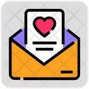 Valentine Day Mail Heart Icon