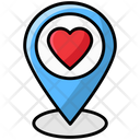 Love Location Love Gps Love Navigation Icon