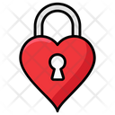 Heart Padlock Lock Padlock Icon