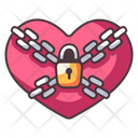 Heart Chain Lock Icon
