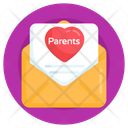 Parents Day Letter Parents Day Mail Invitation Icon