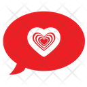 Love Message Heart Valentine Icon