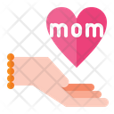 Love Mom Love Hand Icon