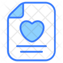Love Paper Heart Decoment Icon