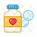 Love Potion Medicine Jar Medicine Bottle Icon
