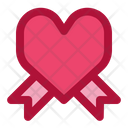 Love Heart Ribbon Icon