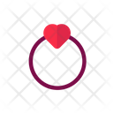 Valentine Icon In Flat Version Icon