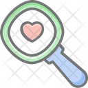 Find Dating Magnifier Icon