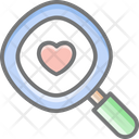 Love Search Finding Love Find Heart Icon