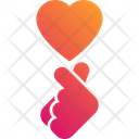 Love Sign Heart Shape Heart Sign Icon