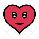 Smiley Heart Emoji Icon