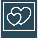 Love Theme Heart On Paper Love Concept Icon