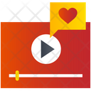 Love Video Love Media Romantic Video Icon