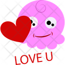 Pink Cartoon Icon