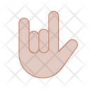 Gesturing Closeup Palm Icon
