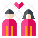 Lovers Couple Relationship Icon