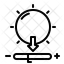 Brightness Low Icon