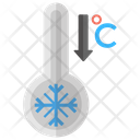 Low Temperature Thermometer Cold Temperature Icon