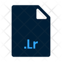 Lr Type Lr Format Adobe Lightroom Icon