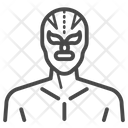 Lucha Libre Macho Mask Icon