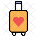 Luggage Briefcase Heart Icon
