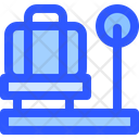 Airport Flight Luggage Bag Scale Icon