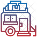 Transportation Camping Trailer Icon