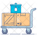 Luggage Cart Pallet Truck Cart Icon