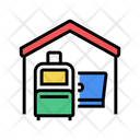 Baggage Laptop House Icon