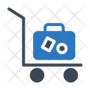 Luggage Trolley Briefcase Icon