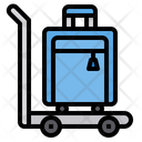 Trolley Luggage Travel Icon