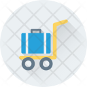 Luggage Trolley Hotel Icon