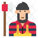Ilumberjack Lumberjack Cartoon Icon