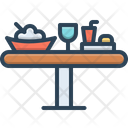 Lunch Food Table Icon