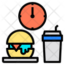 Fast Food Lunch Office Element Icon